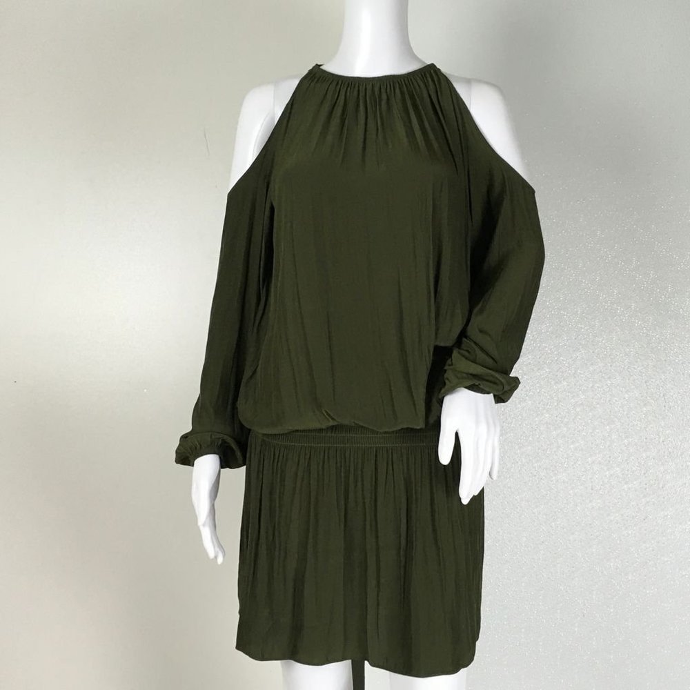 NWT Ramy Brook Women's Cold Shoulder Mini Dress "Lauren"  Sz XS